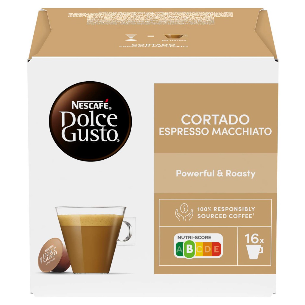 Nescafe Dolce Gusto Cortado Espresso Macchiato 16/1