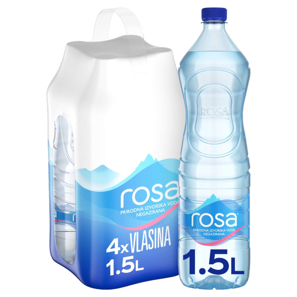 1.5L 2X4 VODA ROSA NEGAZIRANA PAKET (8 FLAŠA)