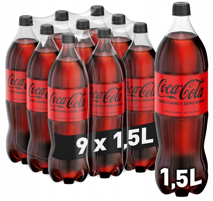 1.5L X9 COCA COLA ZERO PAKET