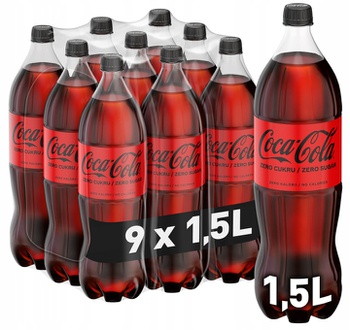 1.5L X9 COCA COLA ZERO PAKET
