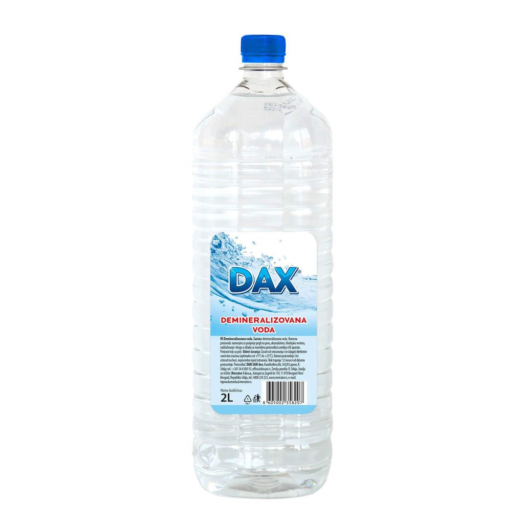 Dax demineralizovana voda 2l