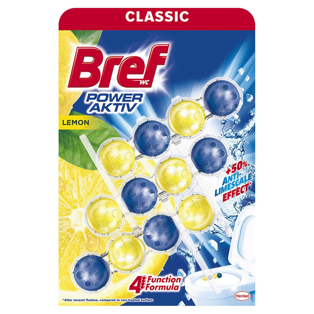 Bref Power Aktiv kuglice Lemon 3x50g