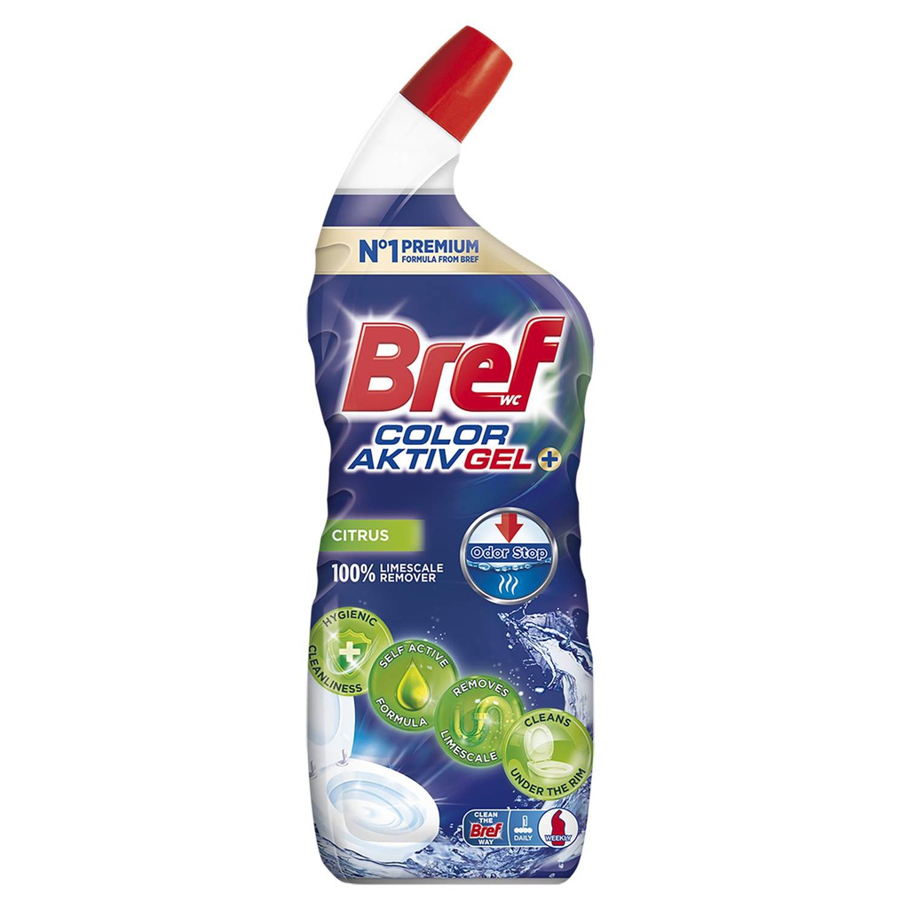 Bref Color Aktiv Gel Citrus Limescale 700ml