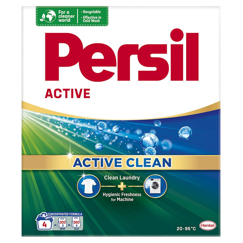 Persil Active Clean 4 washes 0,3kg