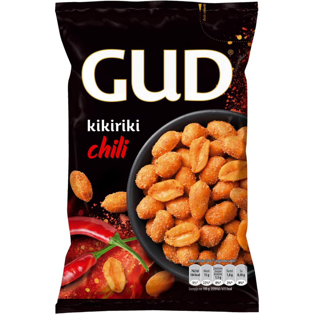 Gud kikiriki prženi Chili 180g