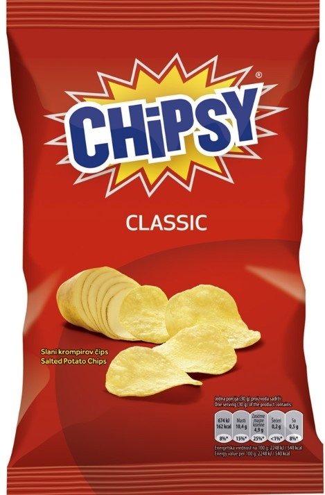 Marbo Chipsy čips 140g