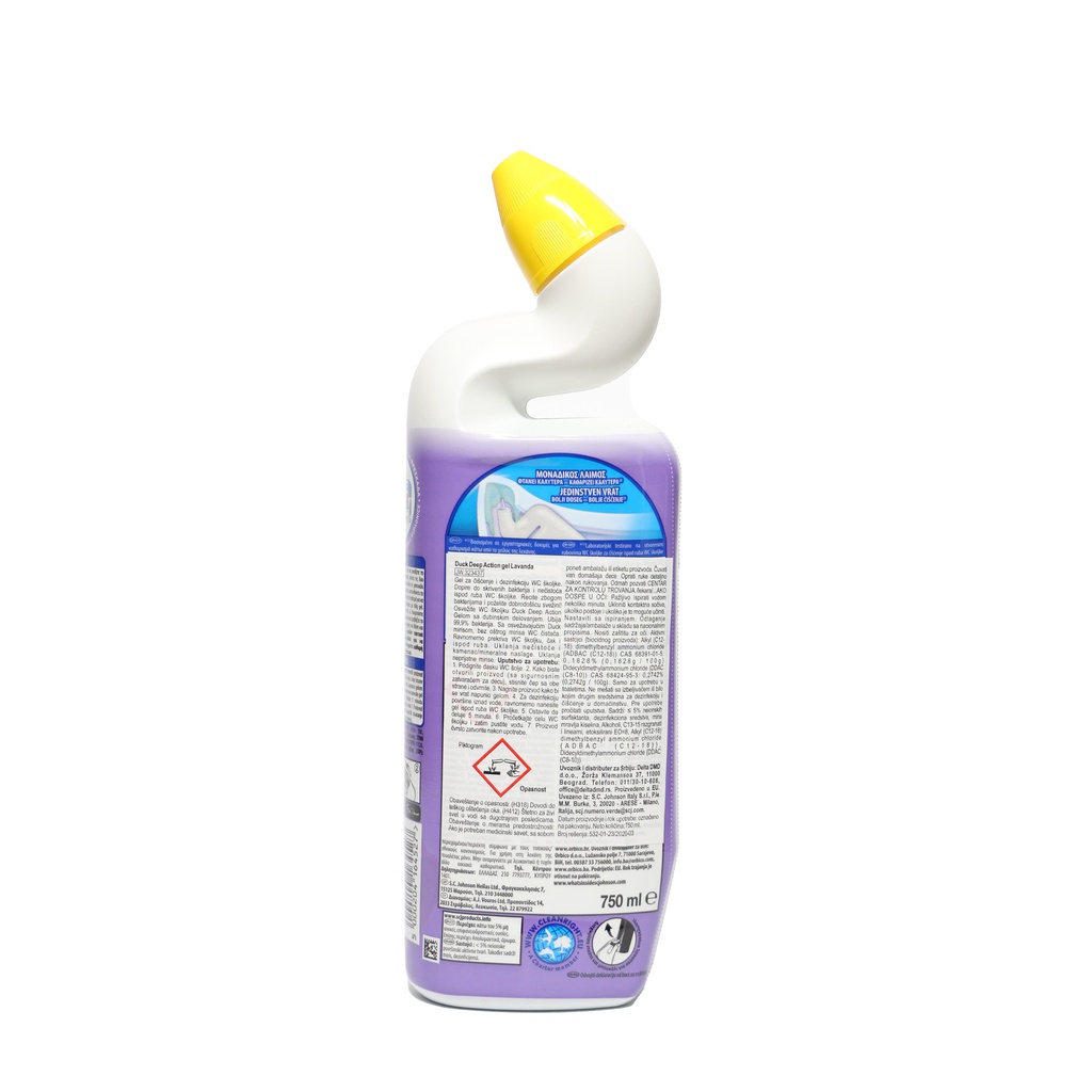 Sredstvo za dezinfekciju WC Duck Lavender 750ml