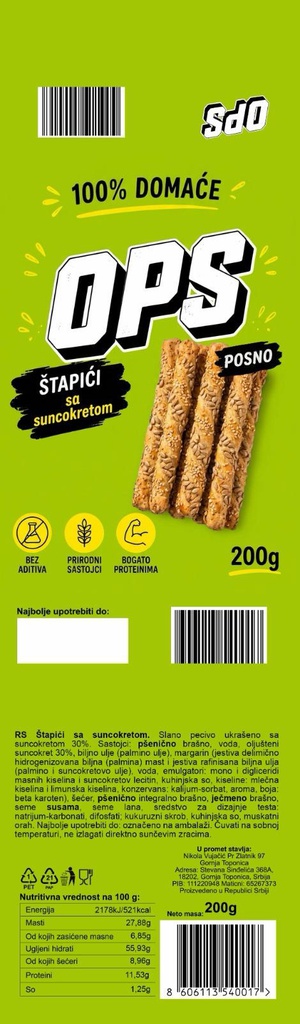 OPS - STAPICI SA SUNCOKRETOM