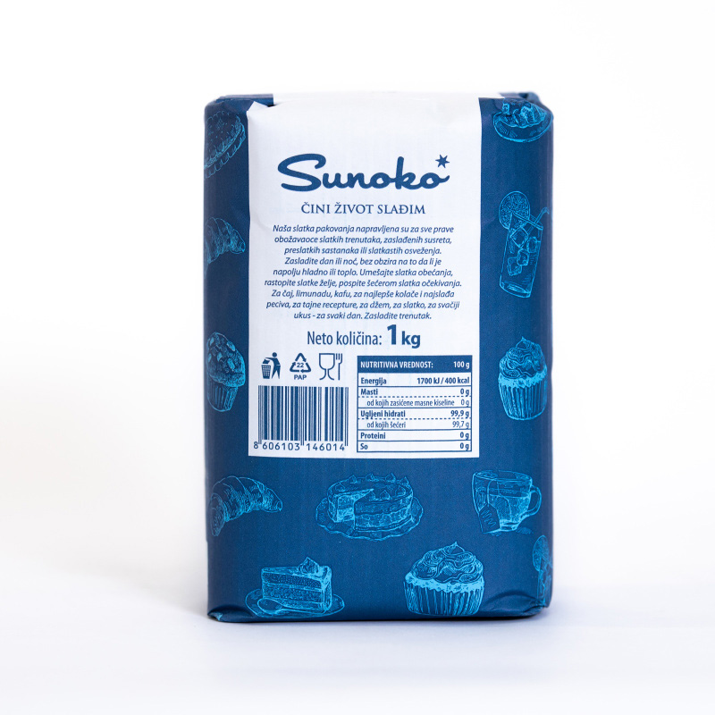 Šećer kristal 1kg Sunoko