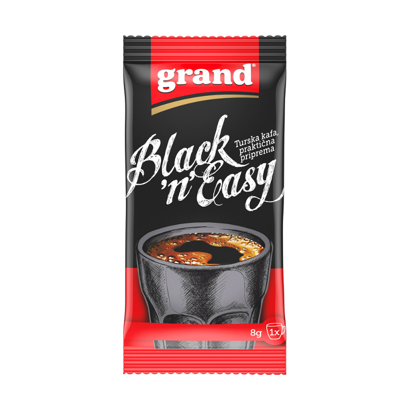 Kafa Grand Black &amp; Easy 8g bez šećera