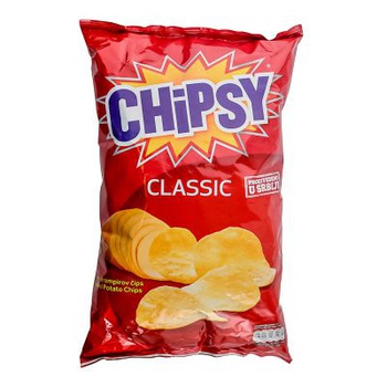 Čips Chipsy slani 210g