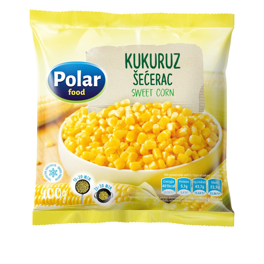 Kukuruz secerac Polar food 400g