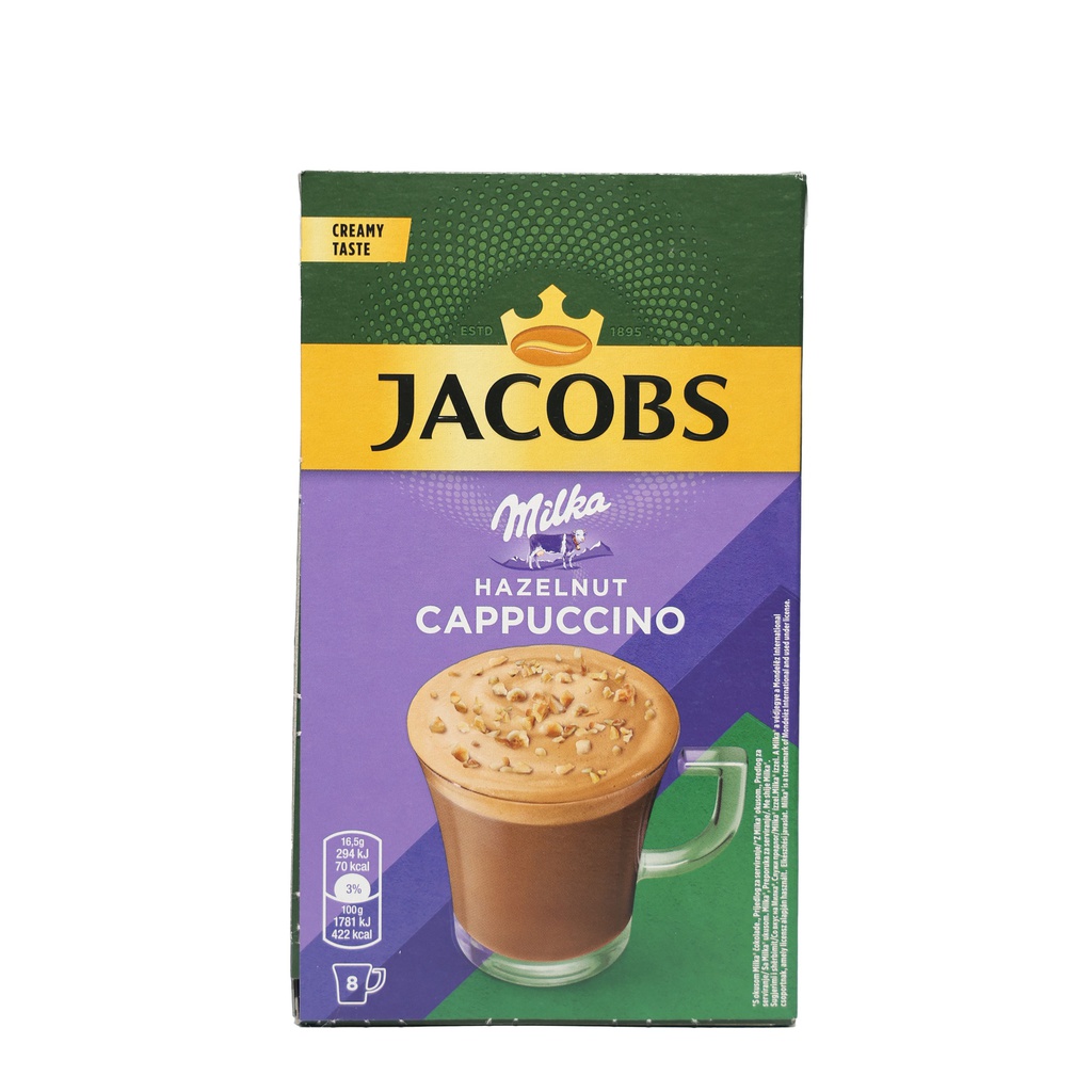 Cappuccino Lešnik Jacobs 8/1