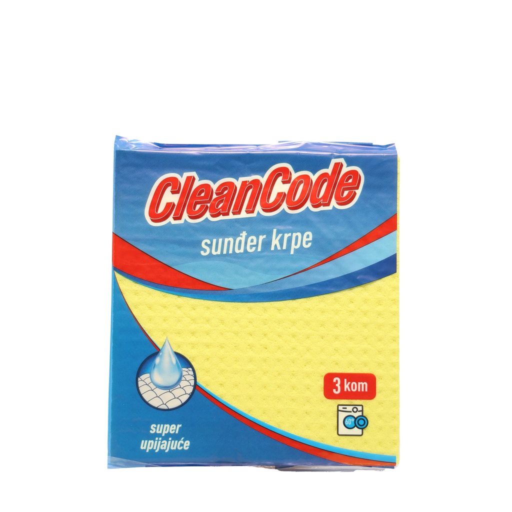 Sunđer Krpe 3/1 CleanCode