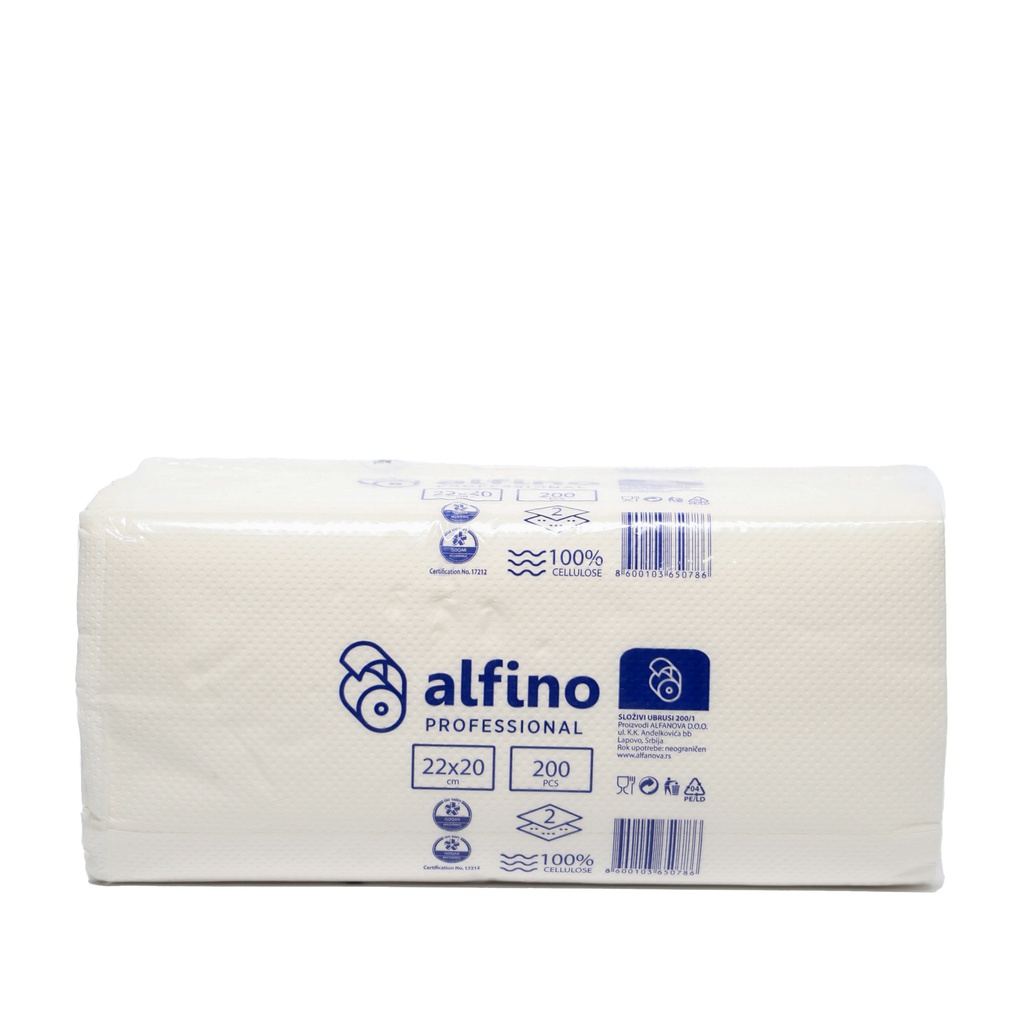 UBRUS ALFINO DISPENZER SLOZIVI V-200 BELI