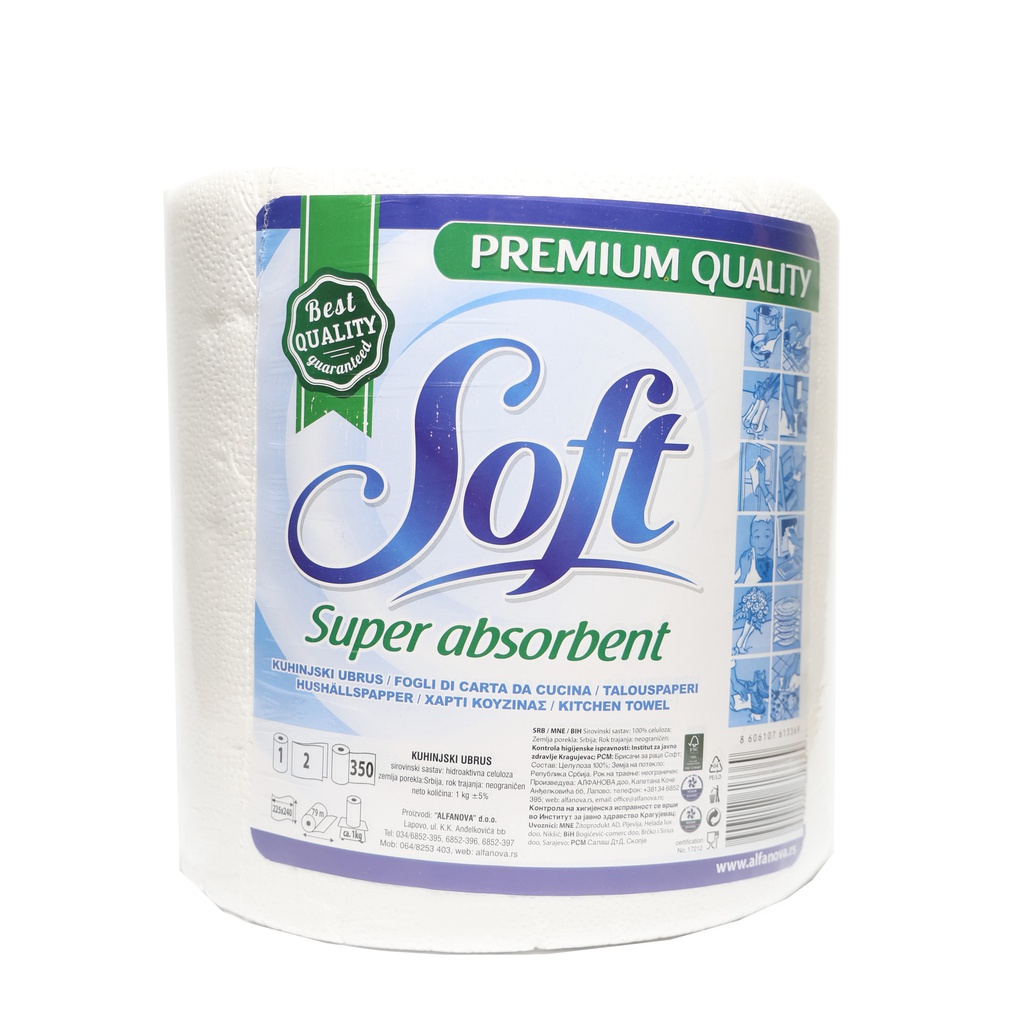 Alfino ubrus Soft 1/1 X6 paket