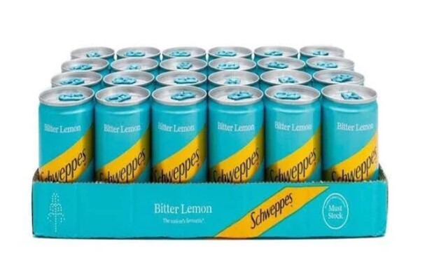 0.33L X24 SCHWEEPS BITTER LEMON Pak.