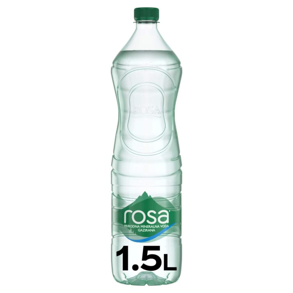 1.5L VODA ROSA GAZIRANA