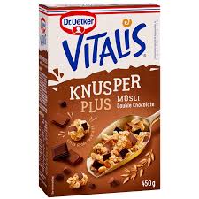 GRANOLA VITALIS KNUSP DOUB CHOCO 420G