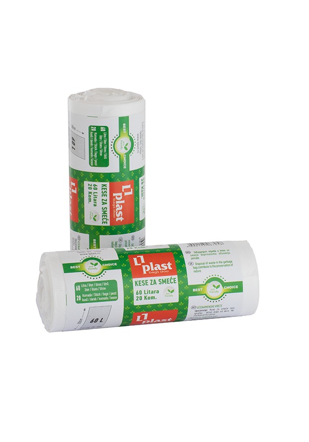 KESE ZA SMECE 60L U ROLNI 80x60 20/1 LPLAST