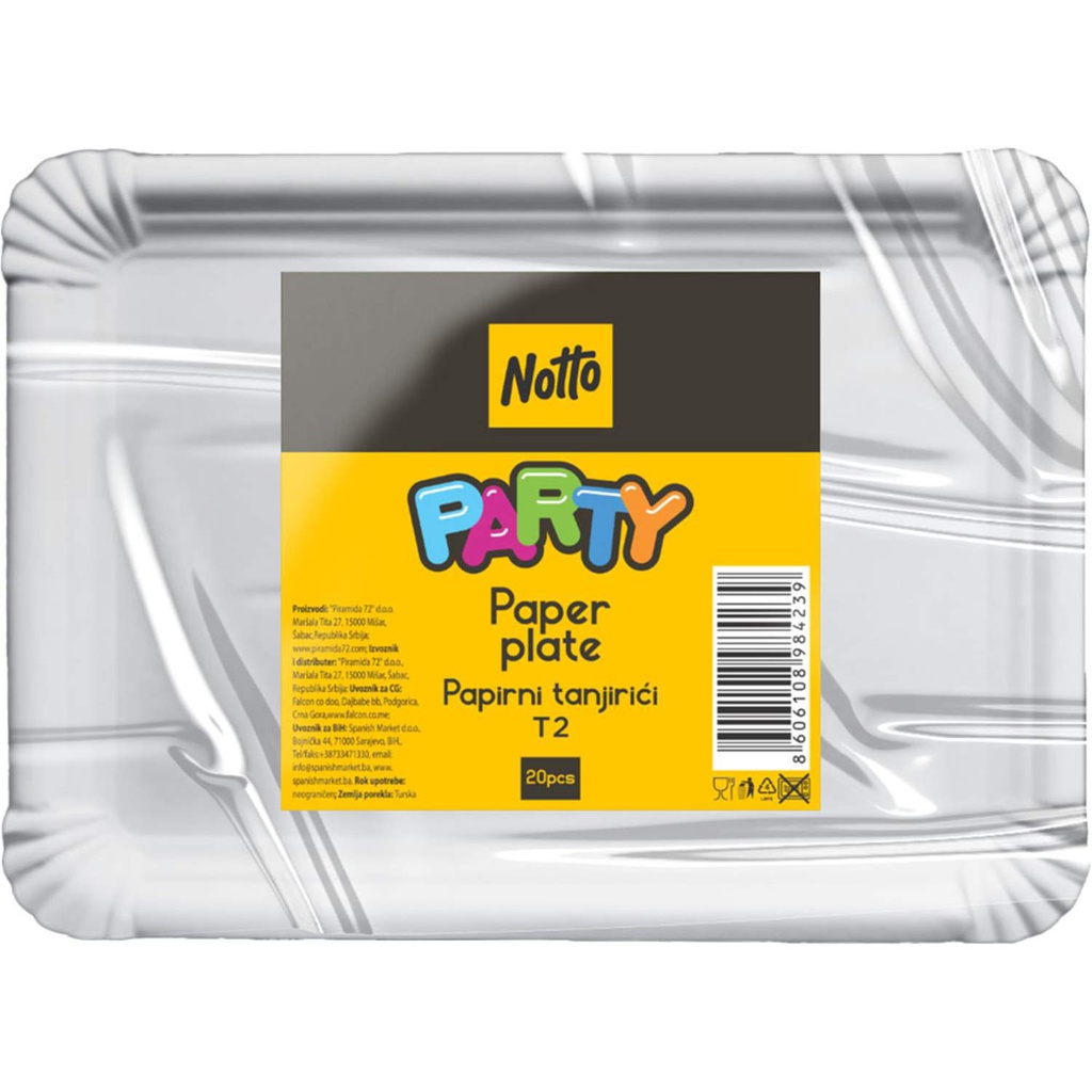 Notto papirni tanjir T-2 20/1Fresh