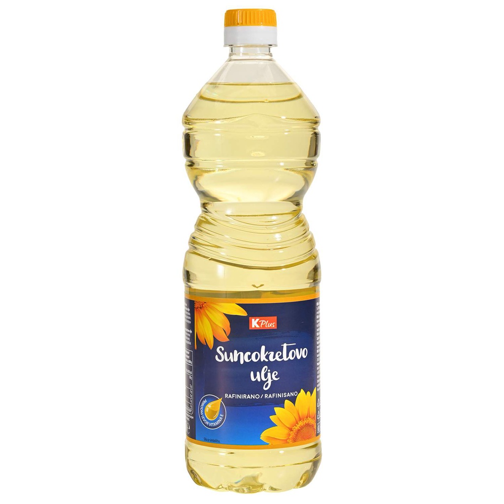 K Plus suncokretovo ulje 1l