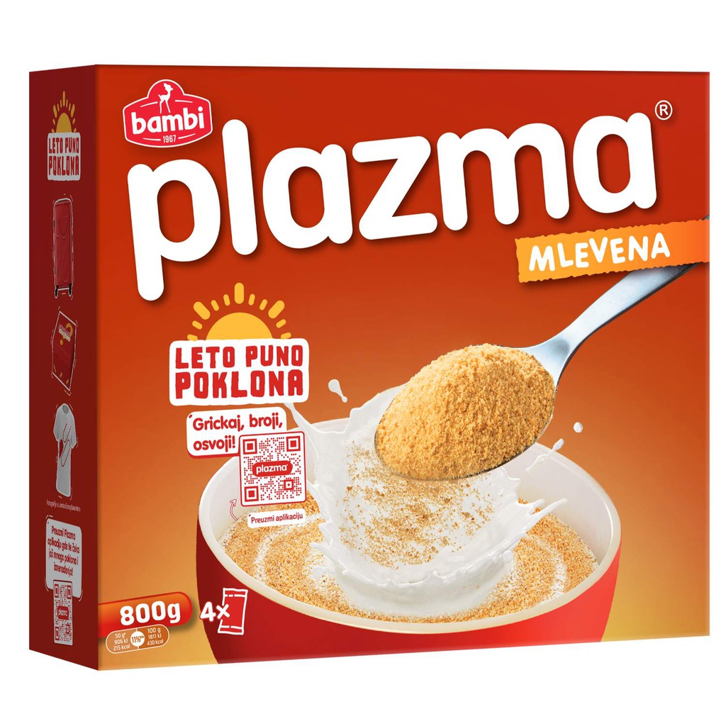 Plazma mlevena 800g