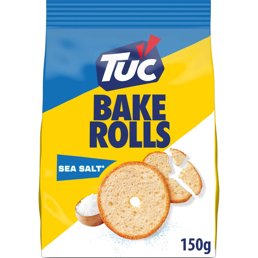 Tuc Bake Rolls Sea Salt 150g