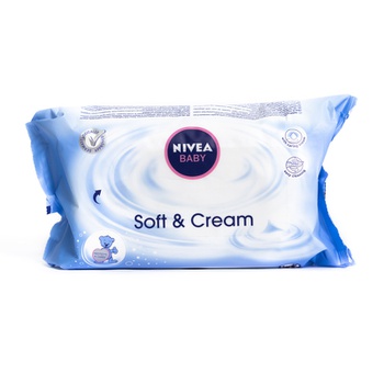 Vlažne maramice Nivea baby soft 63/1