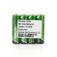 Baterije Yokohoma AAA 1,5V 4/1