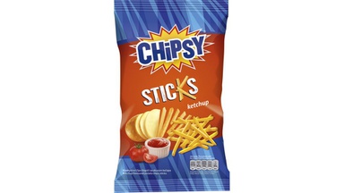 Čips Chipsy ketchup sticks 90g
