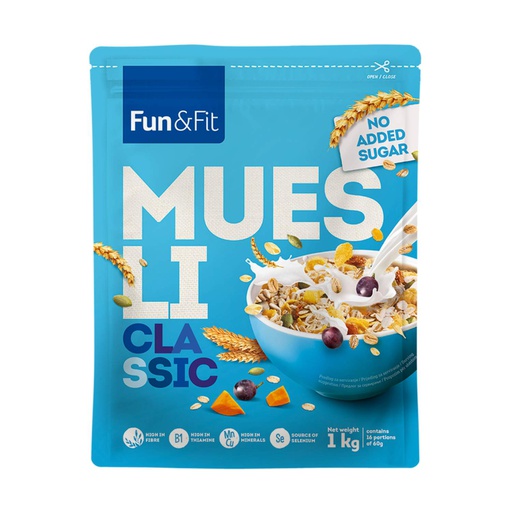 Fun&amp;Fit Muesli Classic 1kg