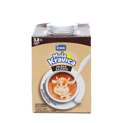 Moja Kravica mleko za kafu 3,8% 0,5l