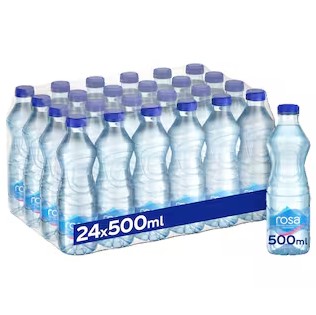 0.5L X24 VODA ROSA NEGAZIRANA Pak.