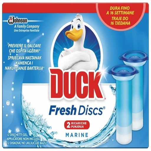 DUCK FRESH DISCS WC 2X36ML DUPLA DOPUNA
