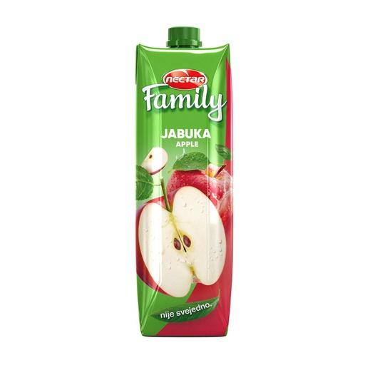 Nectar Family jabuka 1l