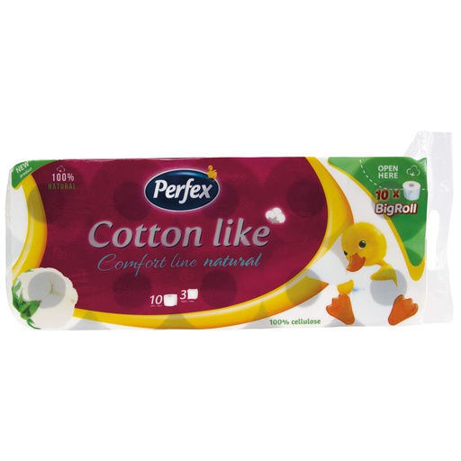 TOALET PAPIR 10/1 COMFORT LINE NATURAL 3SL PERFEX