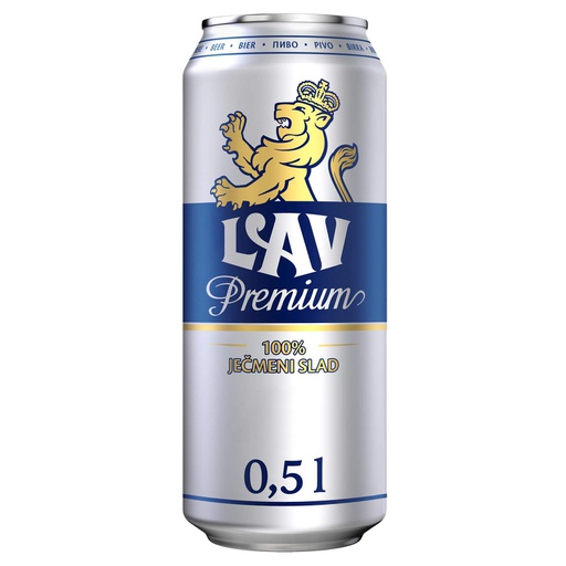 Lav pivo Premium CAN 0,5l X24 paket
