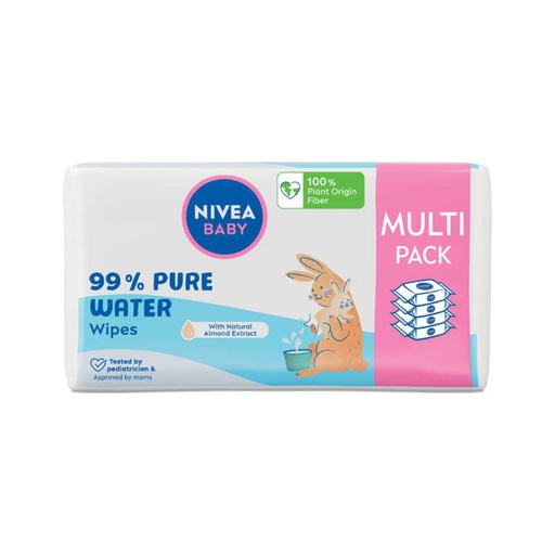 Nivea Baby 99% Pure Water vlažne maramice 4x57