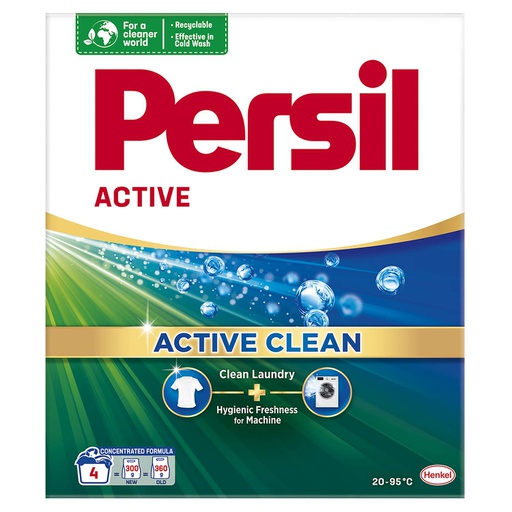 Persil Active Clean 4 washes 0,3kg