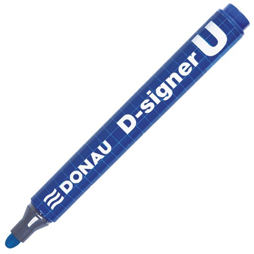 MARKER PERMANENTNI 2-4MM OKRUGLI VRH  D-SIGNER U DONAU 7371001-10PL PLAVI