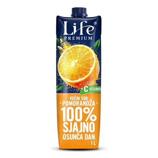 Nectar Life Premium pomorandža 100% 1l