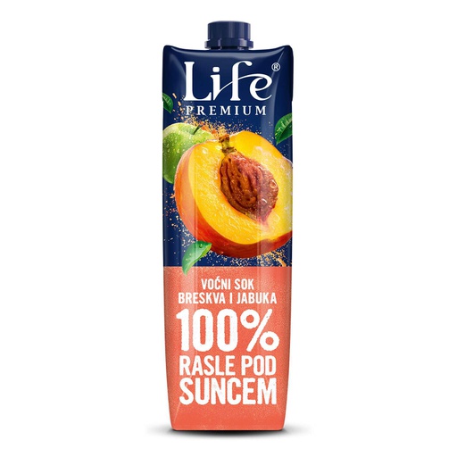 Nectar Life Premium breskva i jabuka 100% 1l
