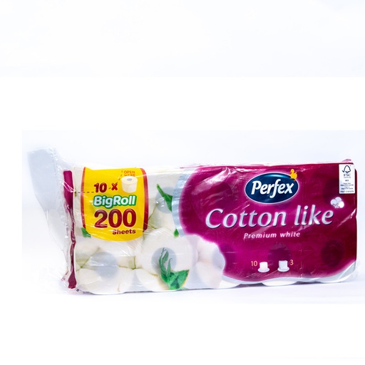 TOALET PAPIR PERFEX COTTON LIKE 3sl 10/1