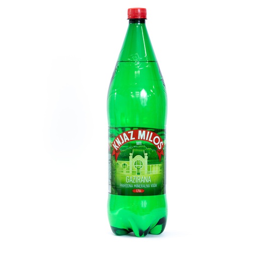 Knjaz Miloš gazirana voda PET 1,75l